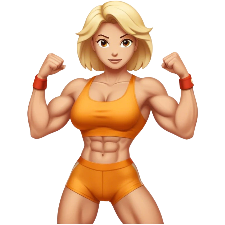 Super buff woman  emoji