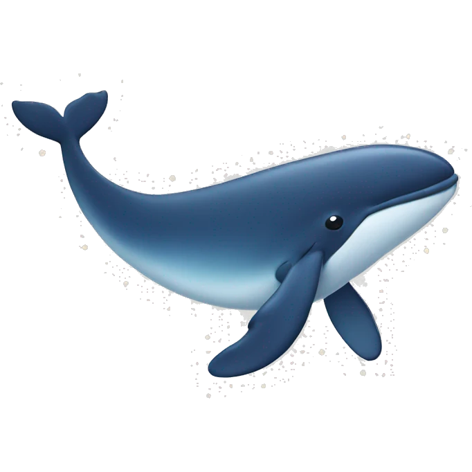 whale with dots emoji