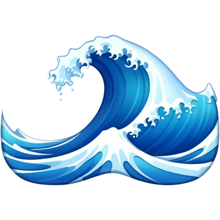 Wave  emoji