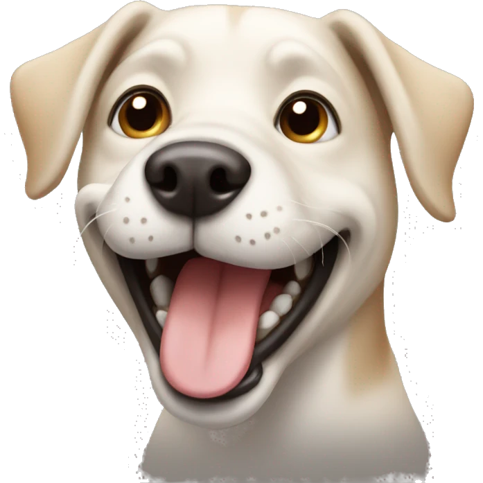 dog happy emoji