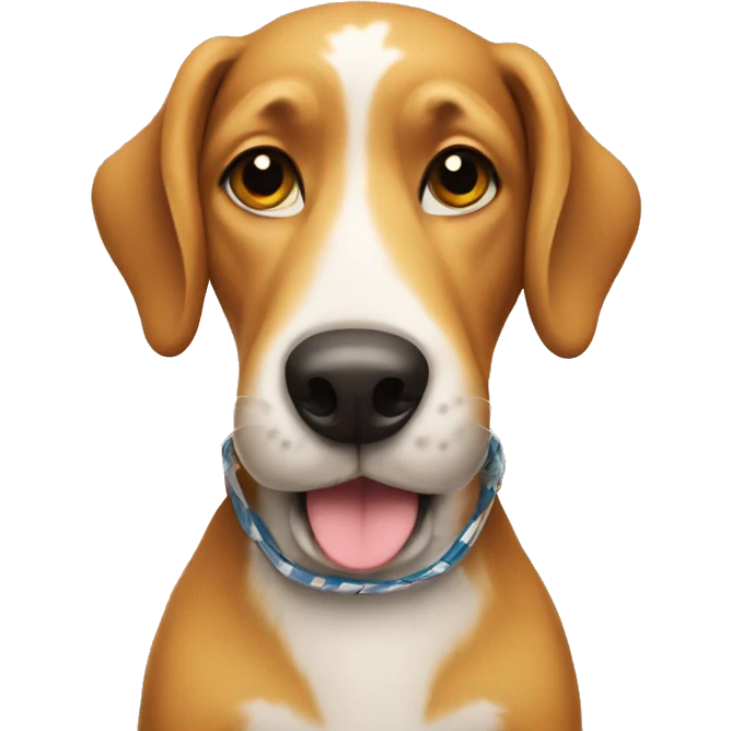 Dog with beer emoji