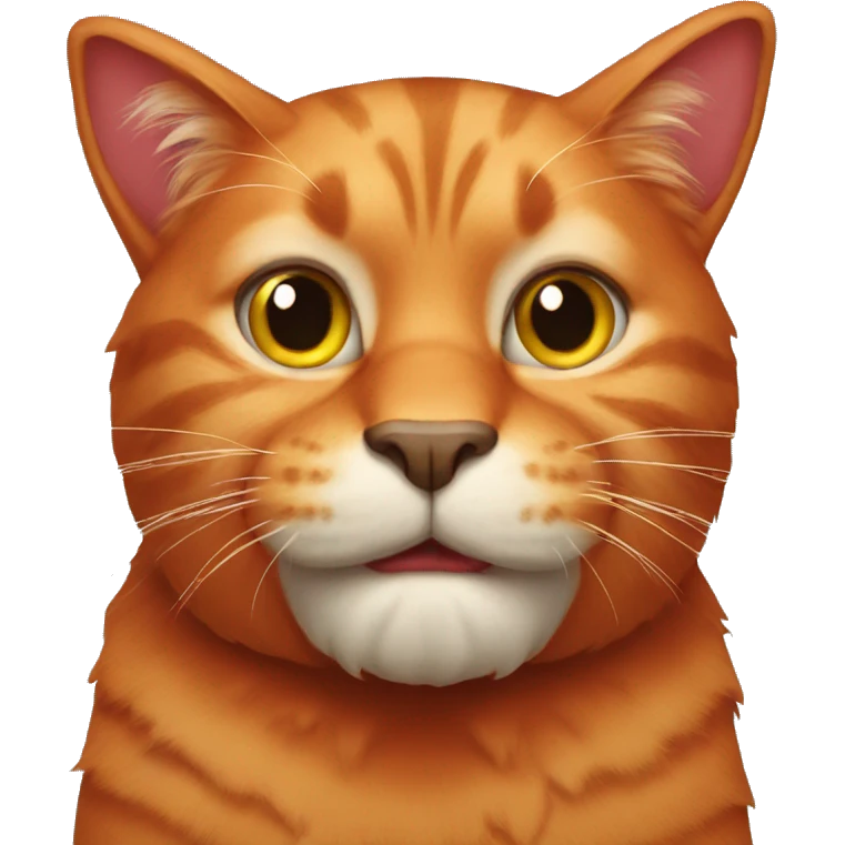 Big red cat emoji