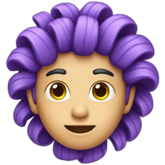 Purple palmier emoji