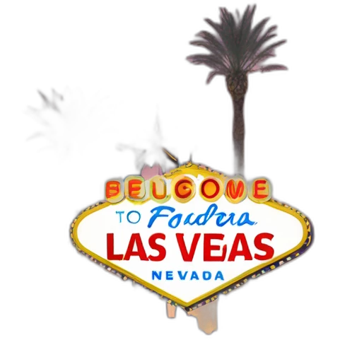 Panneau à l’entrée de Las Vegas  emoji