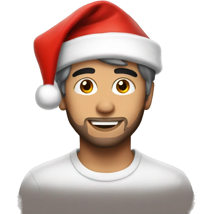 zayn with santa hat emoji