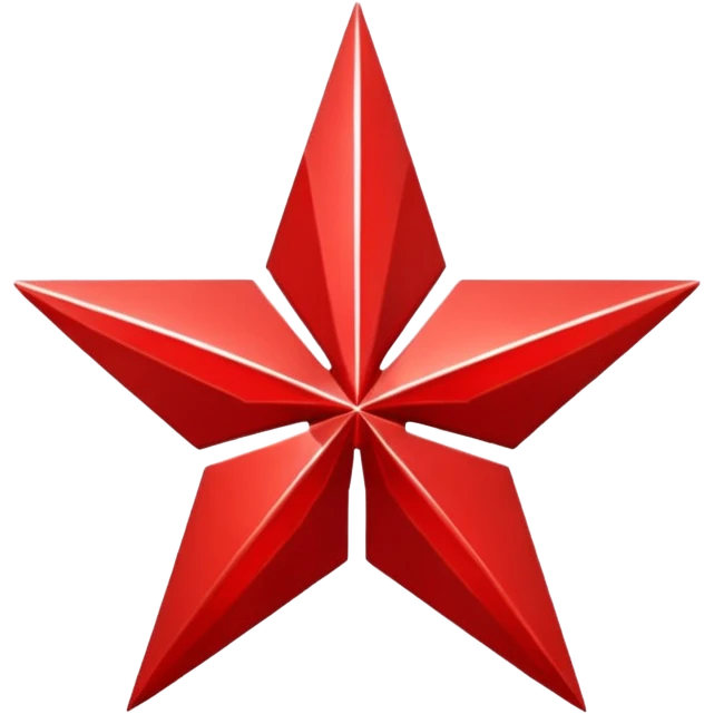 red twelve point star emoji