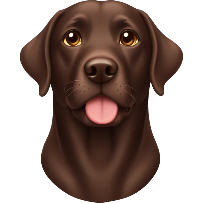 Chocolate lab  emoji