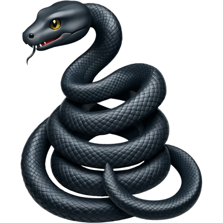 Black snake emoji