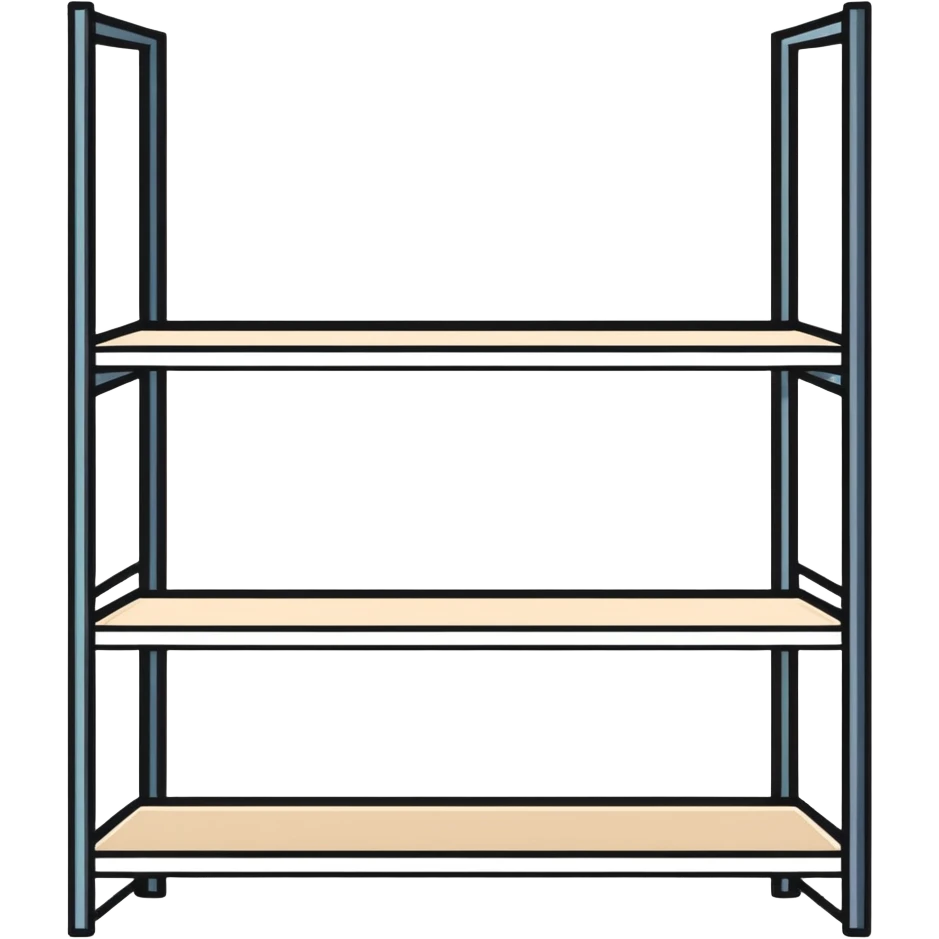 empty shelves in storage emoji