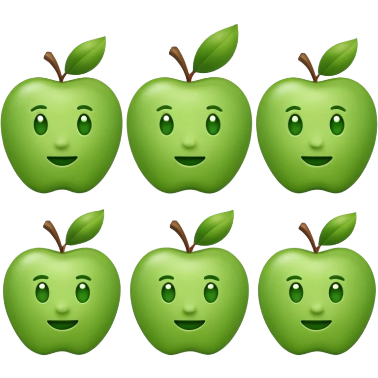 Create a yuan sign emoji in apple emoji style with green color, no text, just the symbol. emoji