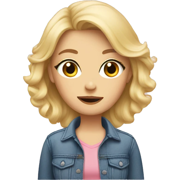 Blonde hair women whos a mum and a desig emoji