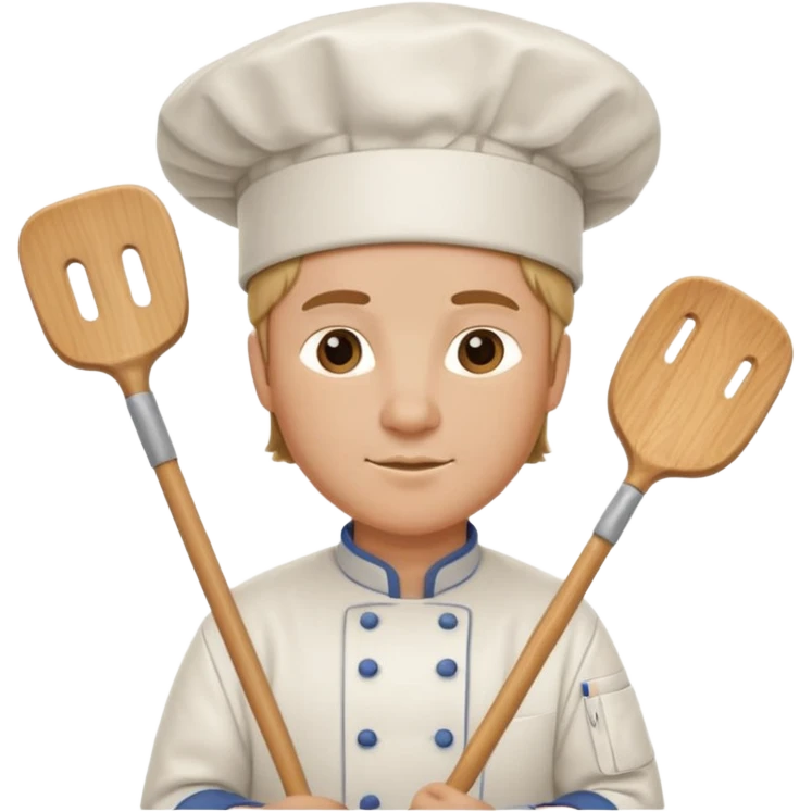 King Hockey player chef emoji