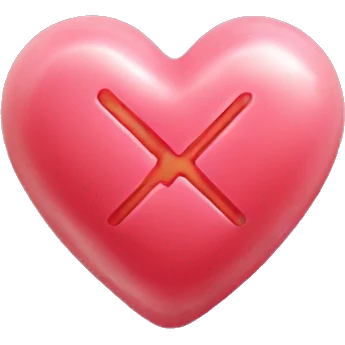 Heart candy: A round candy with a small heart in the center emoji