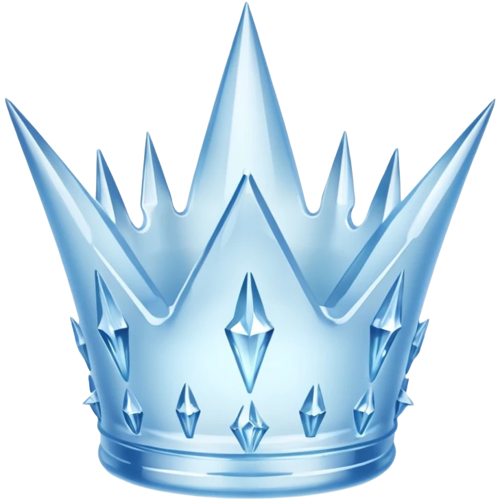 ice crown with only 3 spikes emoji
