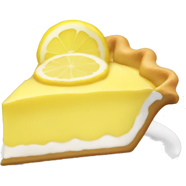 Lemon pie emoji