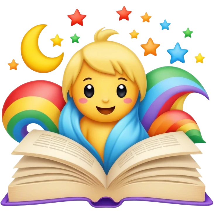 a storybook for kid emoji