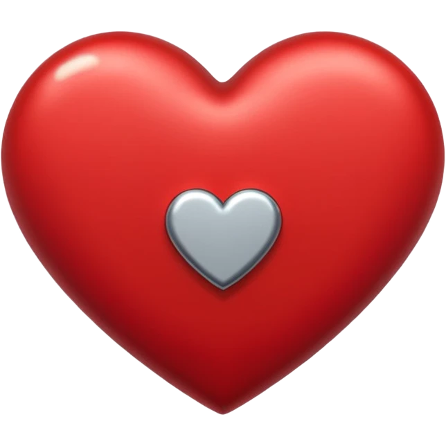 heart with a magnet above it emoji