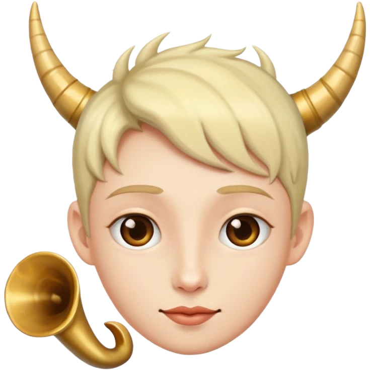 Solo la corno delicata emoji