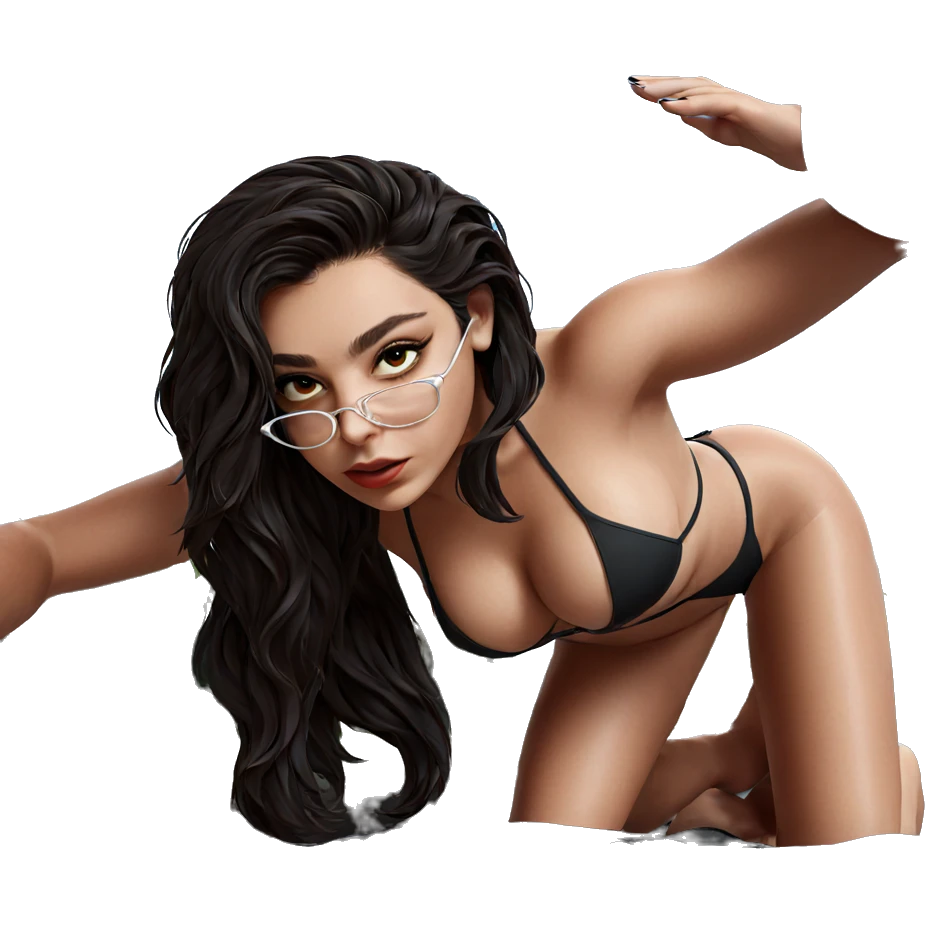 bikini beauty with a twist emoji