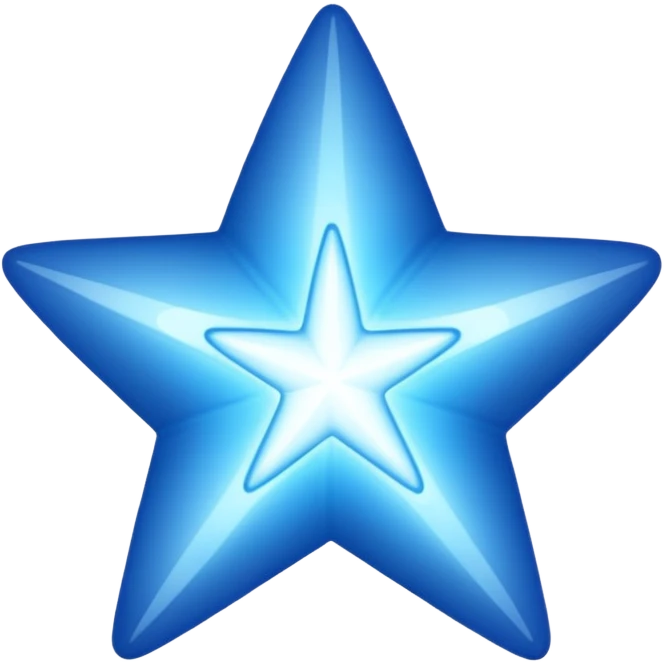 Blue star emoji