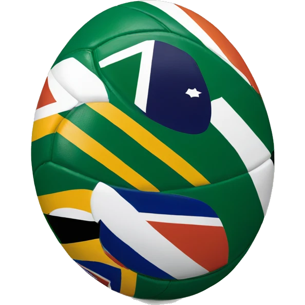 South African rugby ball emoji