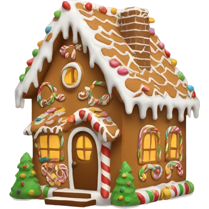 Ginger bread house emoji