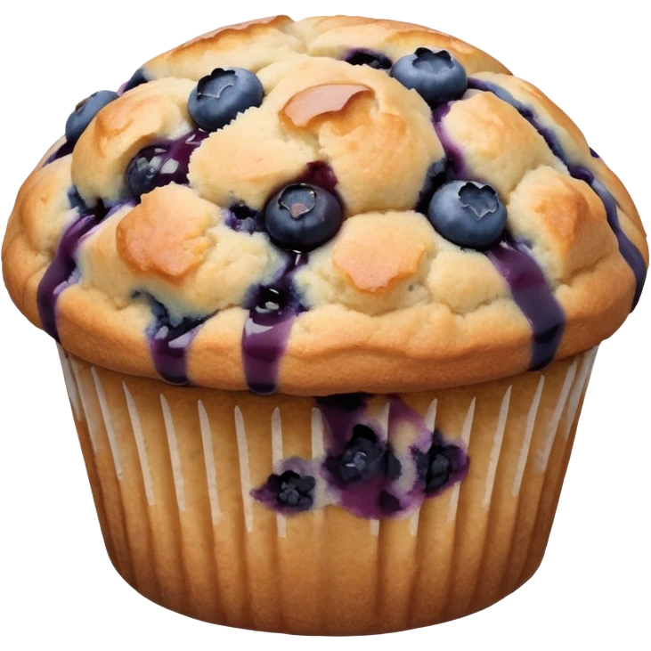 A McDonald's blueberry muffin emoji