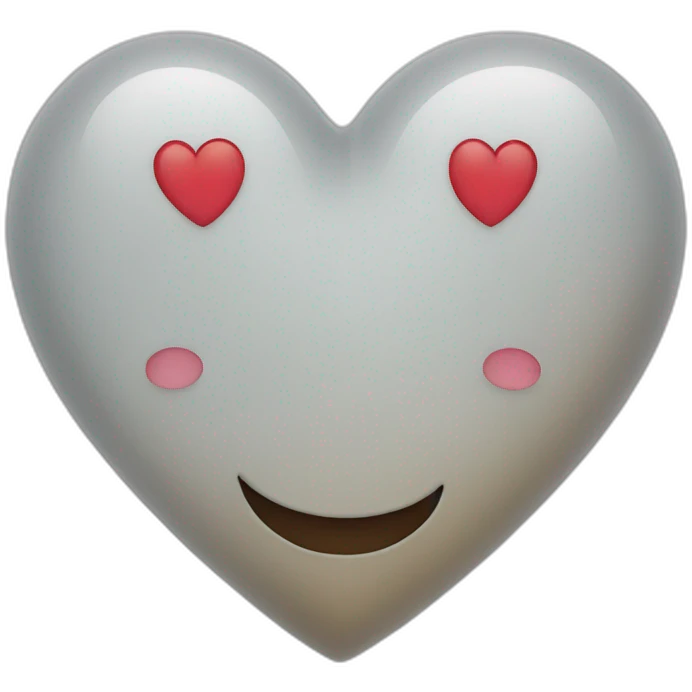 Heart with a happy face emoji