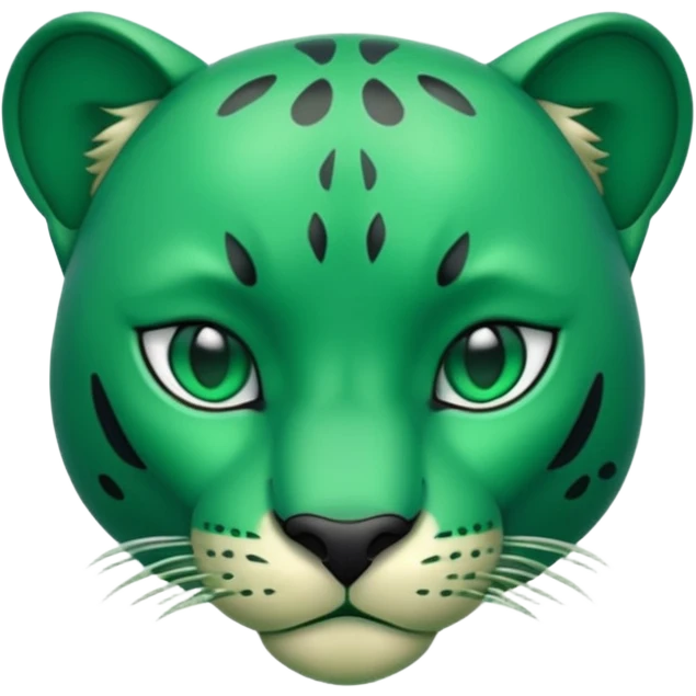 Green panther emoji