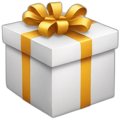 gift box with smile emoji