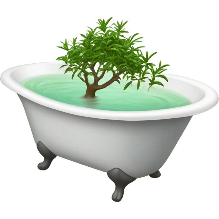 Tea tree bath emoji