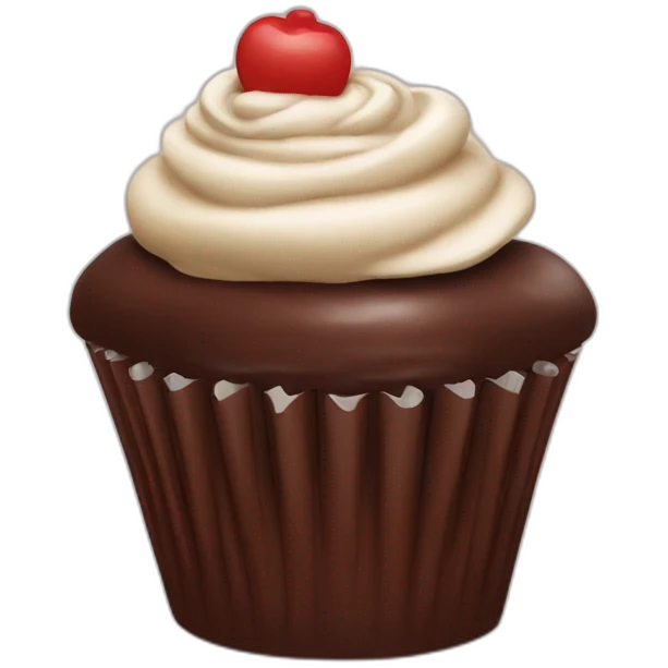 chocolate-cupcake emoji