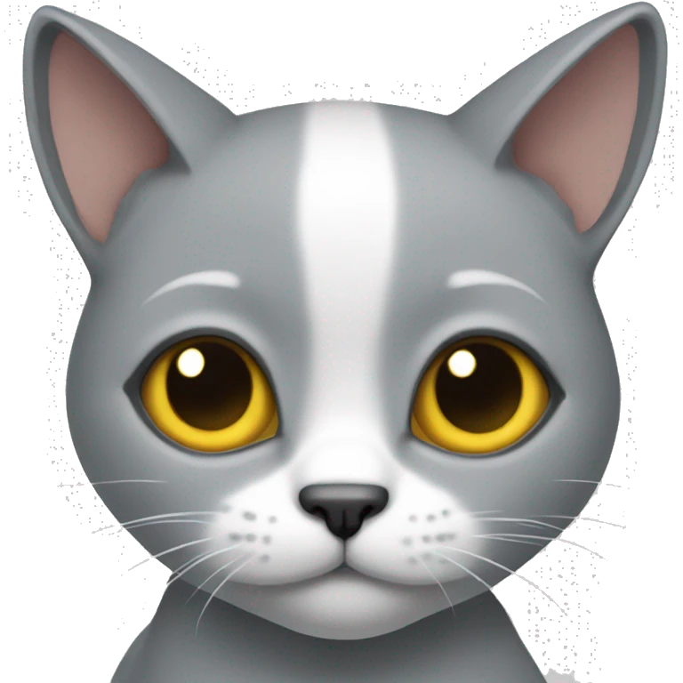 Gato gris emoji