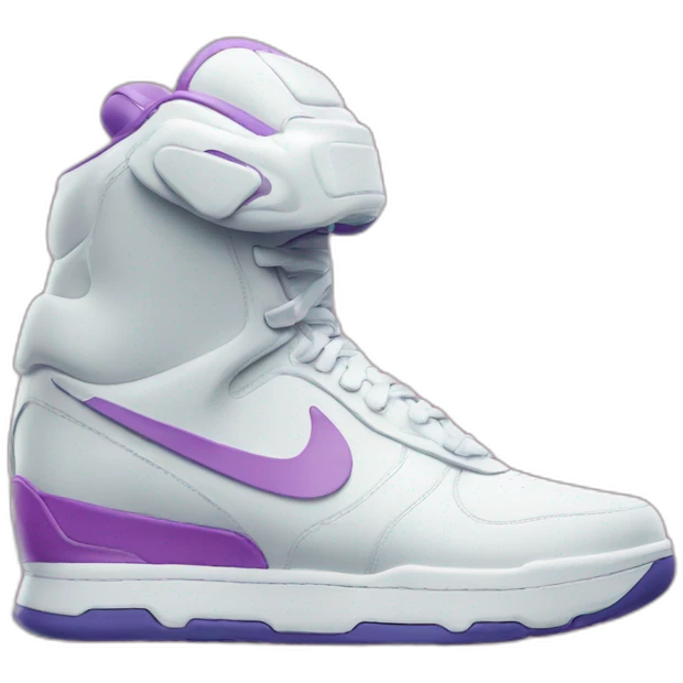 Robot in sneaker Nike emoji