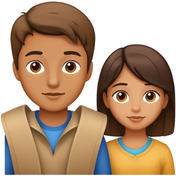 a girl and a boy emoji