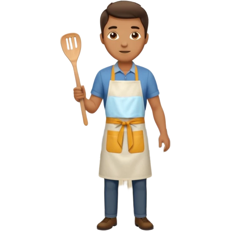 man cooking in a kitchen full body emoji