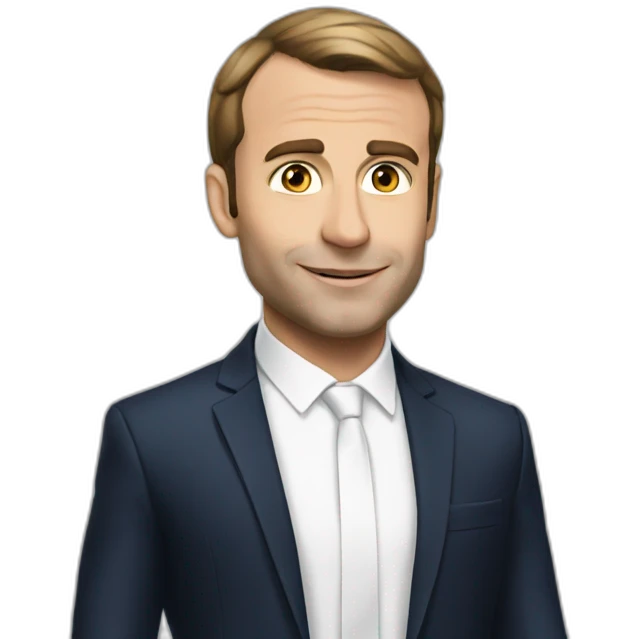 Macron sexy emoji
