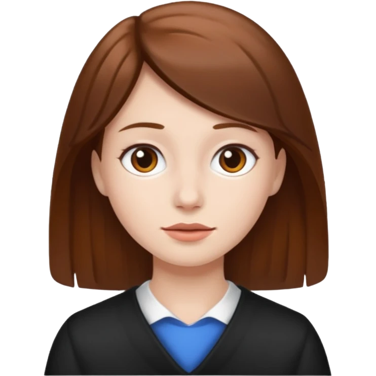 Hug white people Brown hair  emoji
