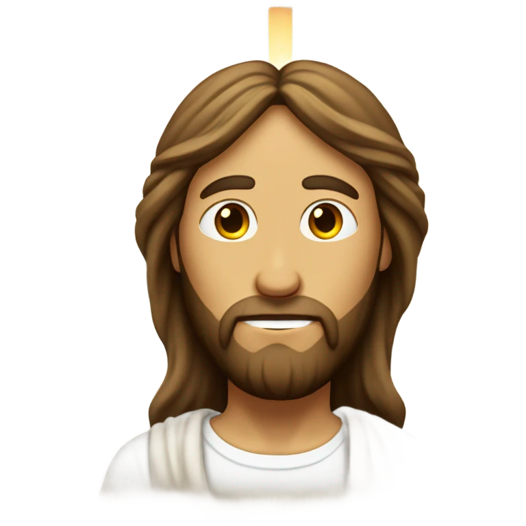 Jesus With a Heart emoji