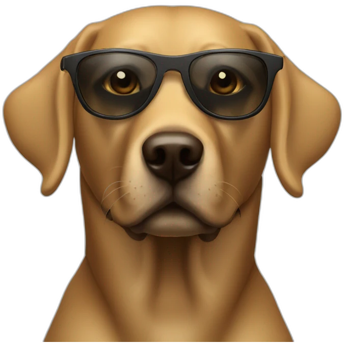 Labrador sunglasses emoji