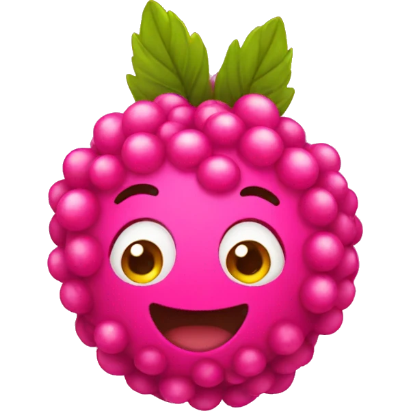 Pink berry  emoji