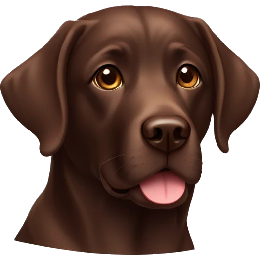chocolate labrador emoji