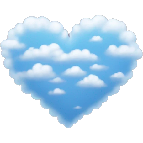 heart cloud emoji