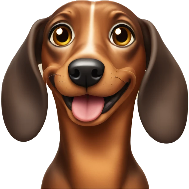 Weiner dog emoji