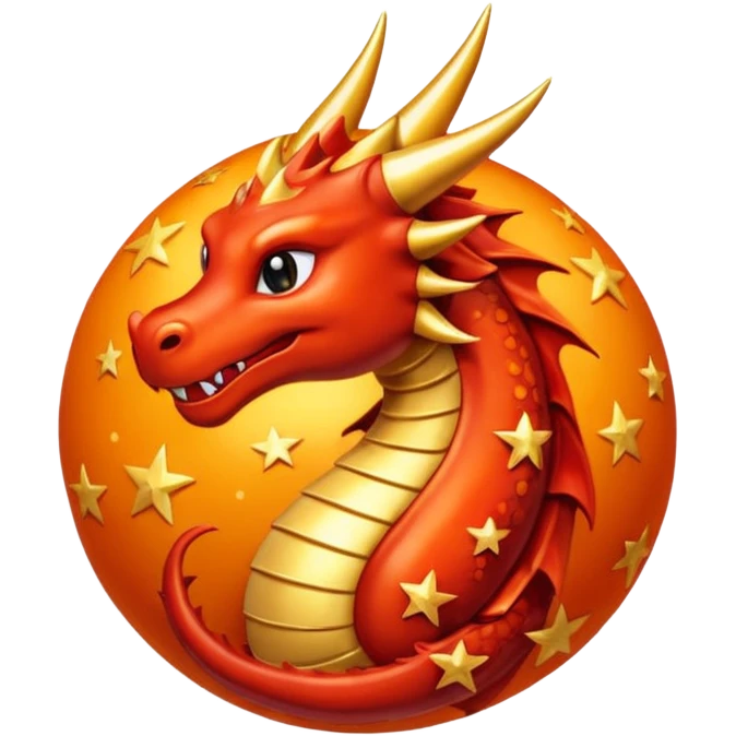 El emoji de la esfera del dragón emoji