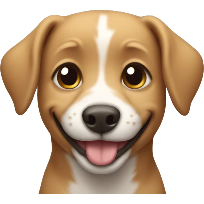 Dog smiling emoji