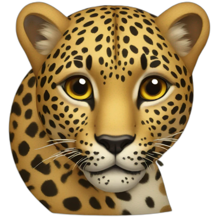 leopard heart emoji