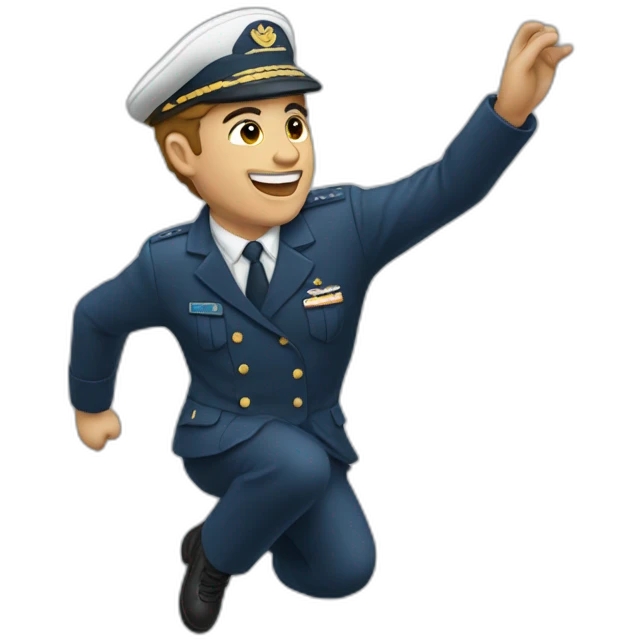 Dancing air pilot emoji