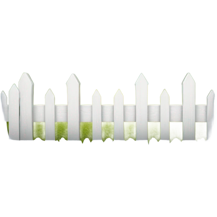white picket fence emoji