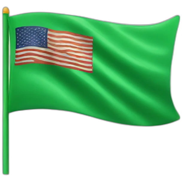 Green flag  emoji